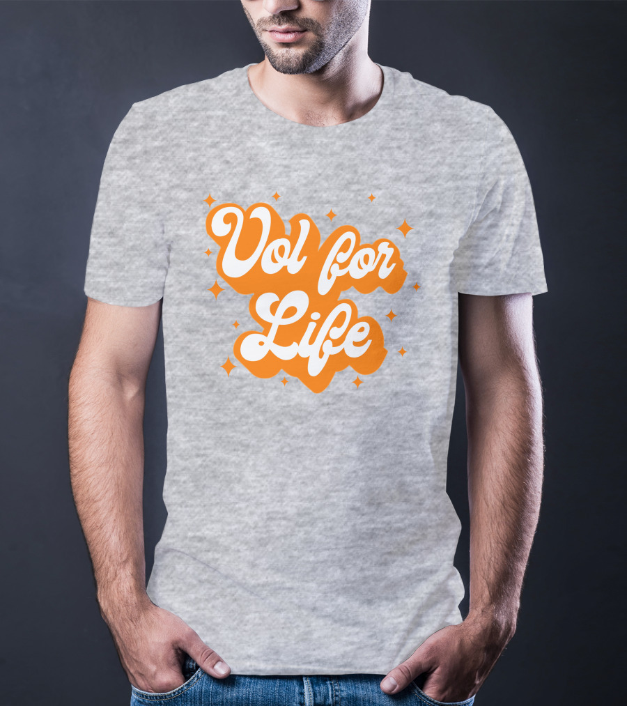 Vol For Life Alexis Foust Orange Sparkle T-Shirt