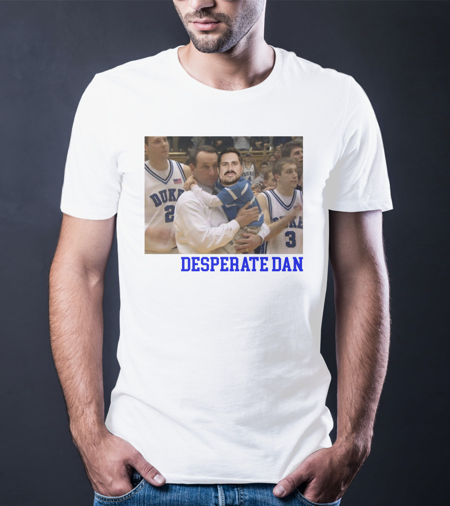 Desperate Dan Duke Basketball Marty Mush T-Shirt