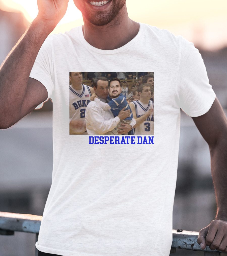 Desperate Dan Duke Basketball Marty Mush T-Shirt