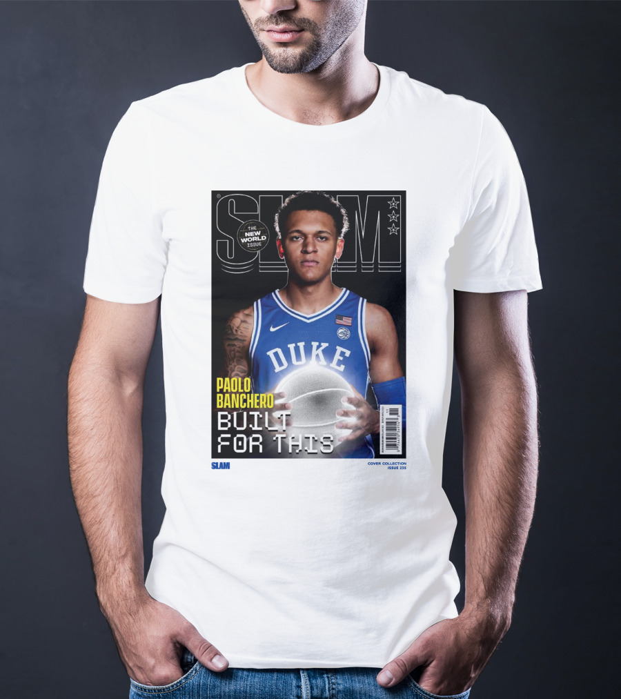 SLAM New World Issue Paolo Banchero Duke Built For This Issue 235 T-Shirt