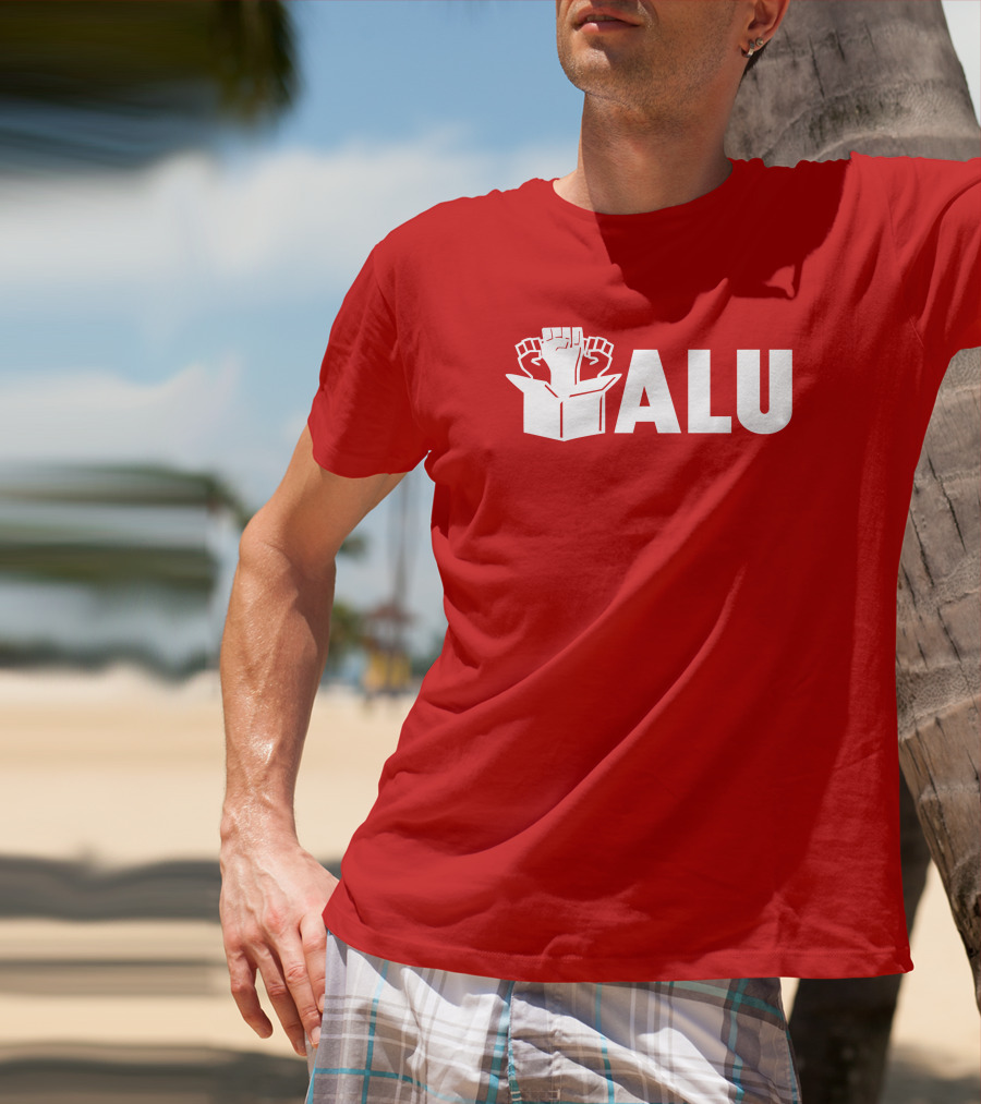 ALU Fist In Box Bold Red T-Shirt