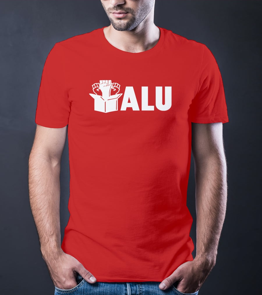 ALU Fist In Box Bold Red T-Shirt