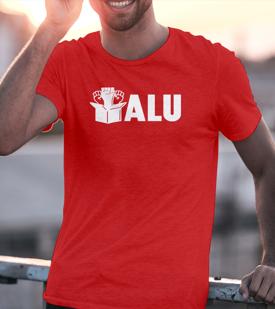 ALU Fist In Box Bold Red T-Shirt