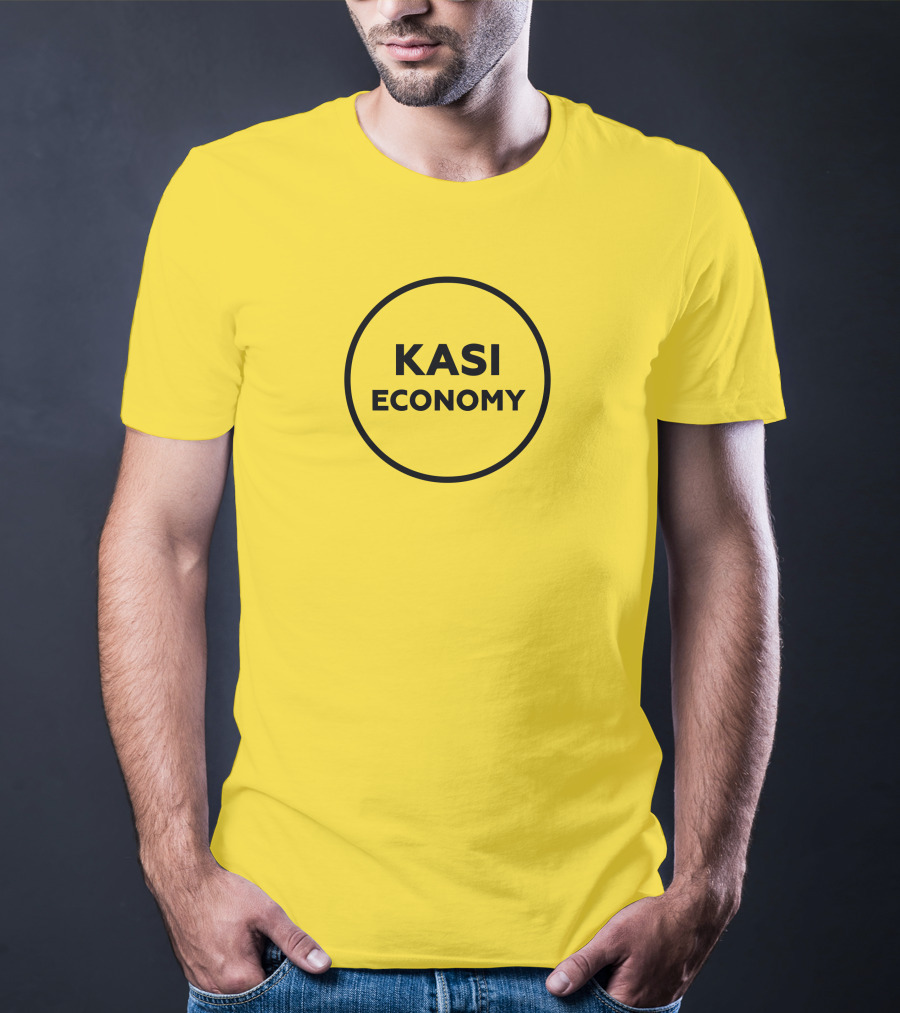Kasi Economy Bold Circle Yellow T-Shirt