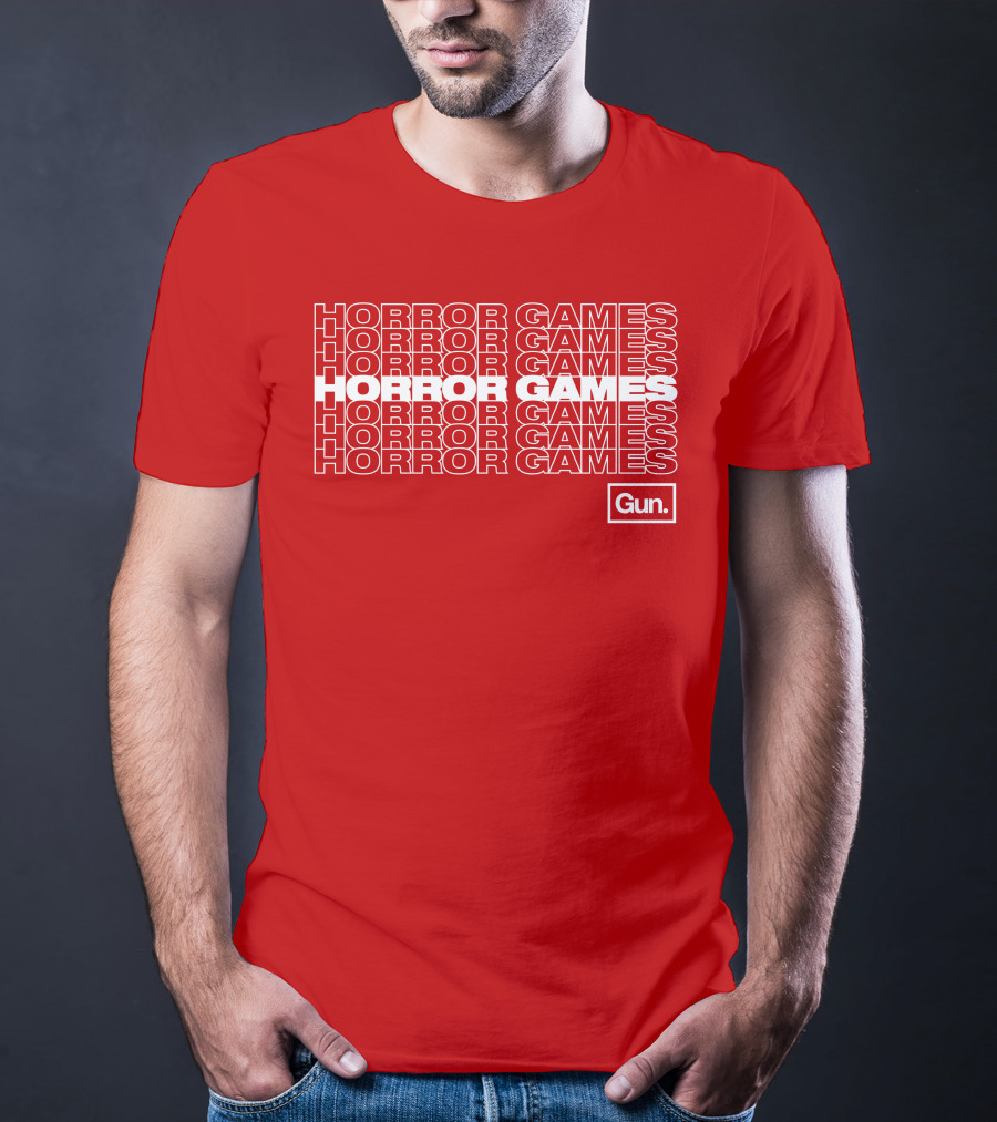 Horror Games Gun Merch T-Shirt