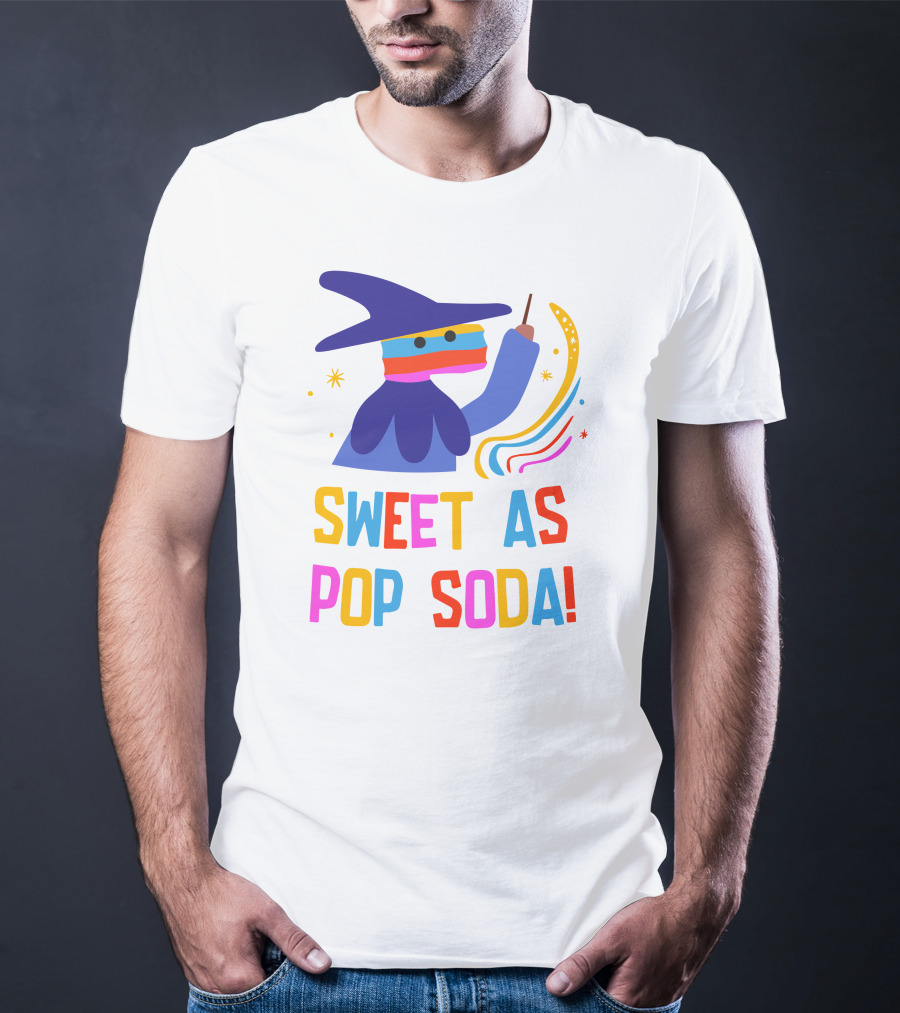 Bonte Avond Store Sweet As Pop Soda Colorful Wizard T-Shirt