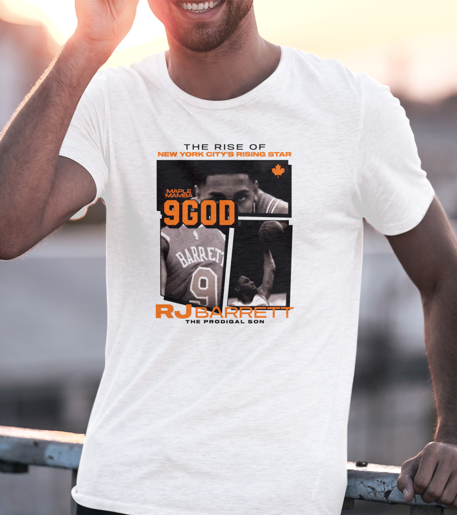 The Rise Of New York City's Rising Star Maple Mamba 9 God RJ Barrett The Prodigal Son T-Shirt