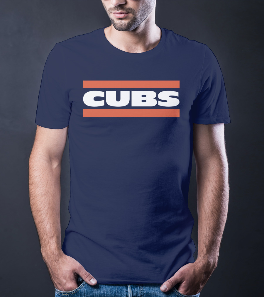 Obvious Cubs Vintage Style Navy Baseball Team Fan Gear T-Shirt