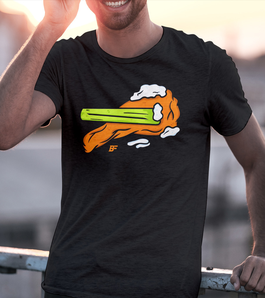 Buffalo Fanatics Wingsup Chicken Wing Celery #Wingsup T-Shirt