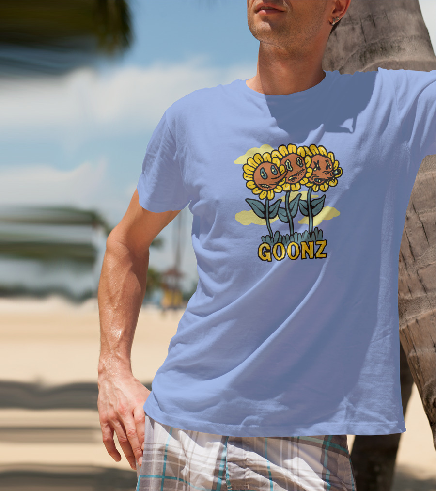 Cryptoon Goonz Flower Goonz Sunflower Faces T-Shirt