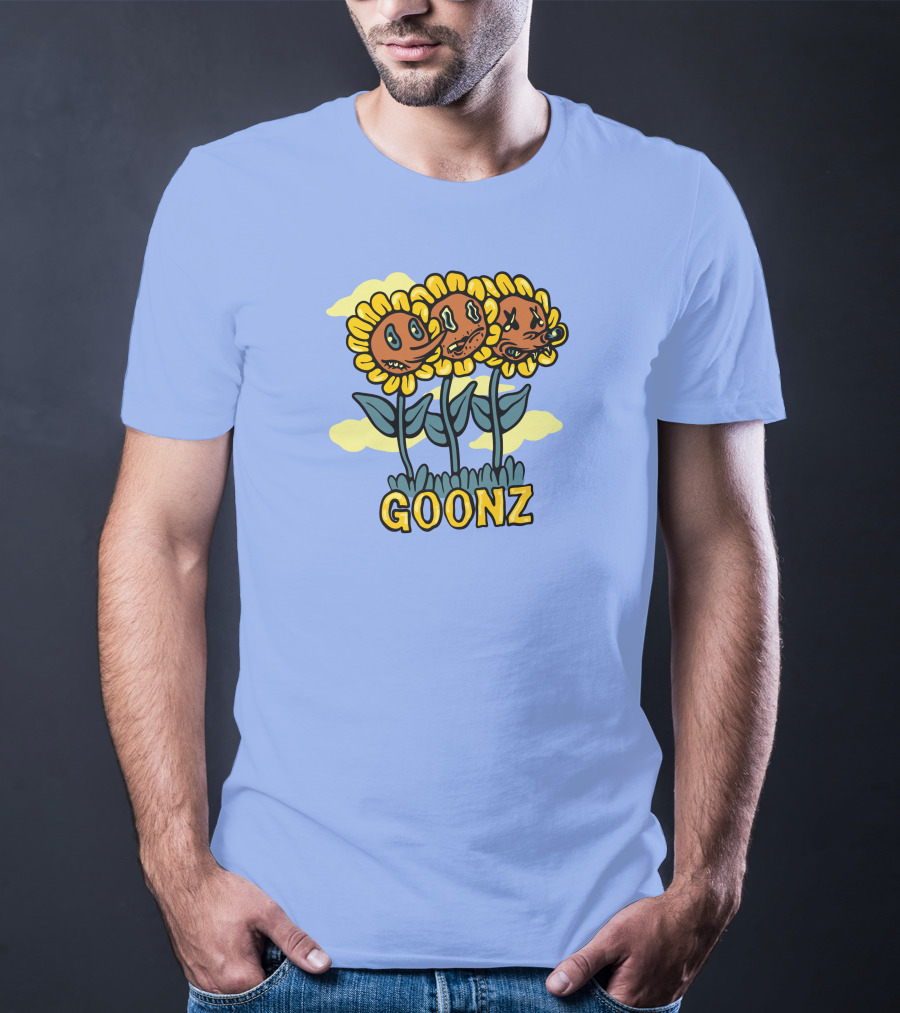 Cryptoon Goonz Flower Goonz Sunflower Faces T-Shirt