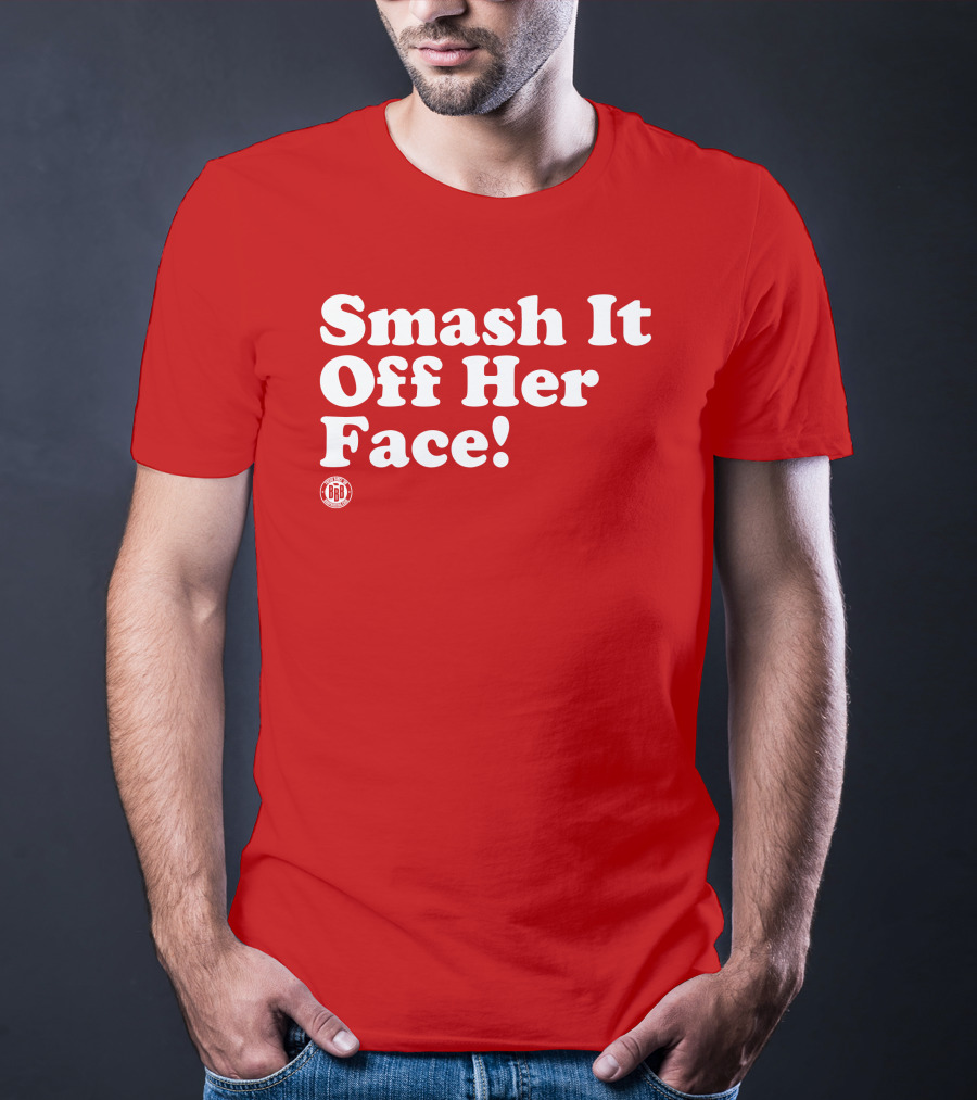 Triple B Smash It Off Her Face Red T-Shirt