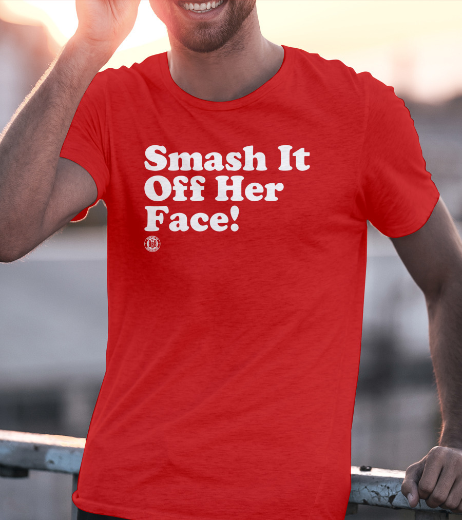 Triple B Smash It Off Her Face Red T-Shirt