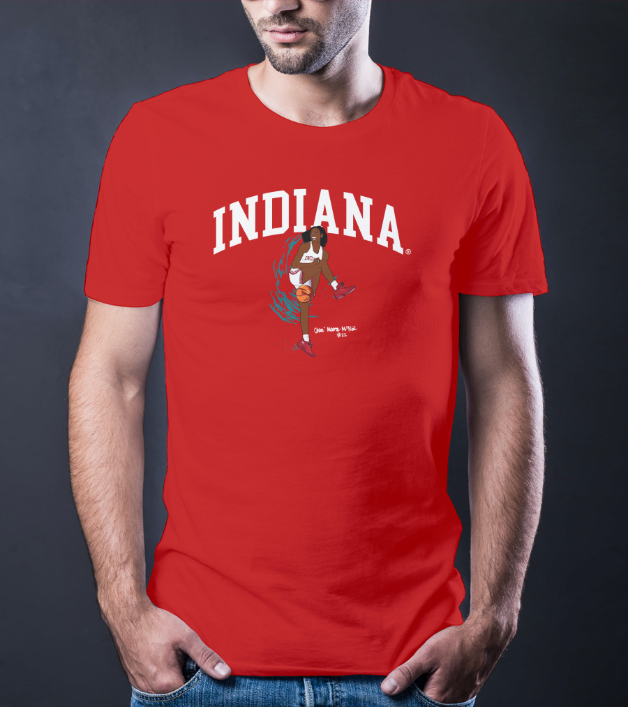 Indiana Basketball Chloe Moore-McNeil #11 T-Shirt