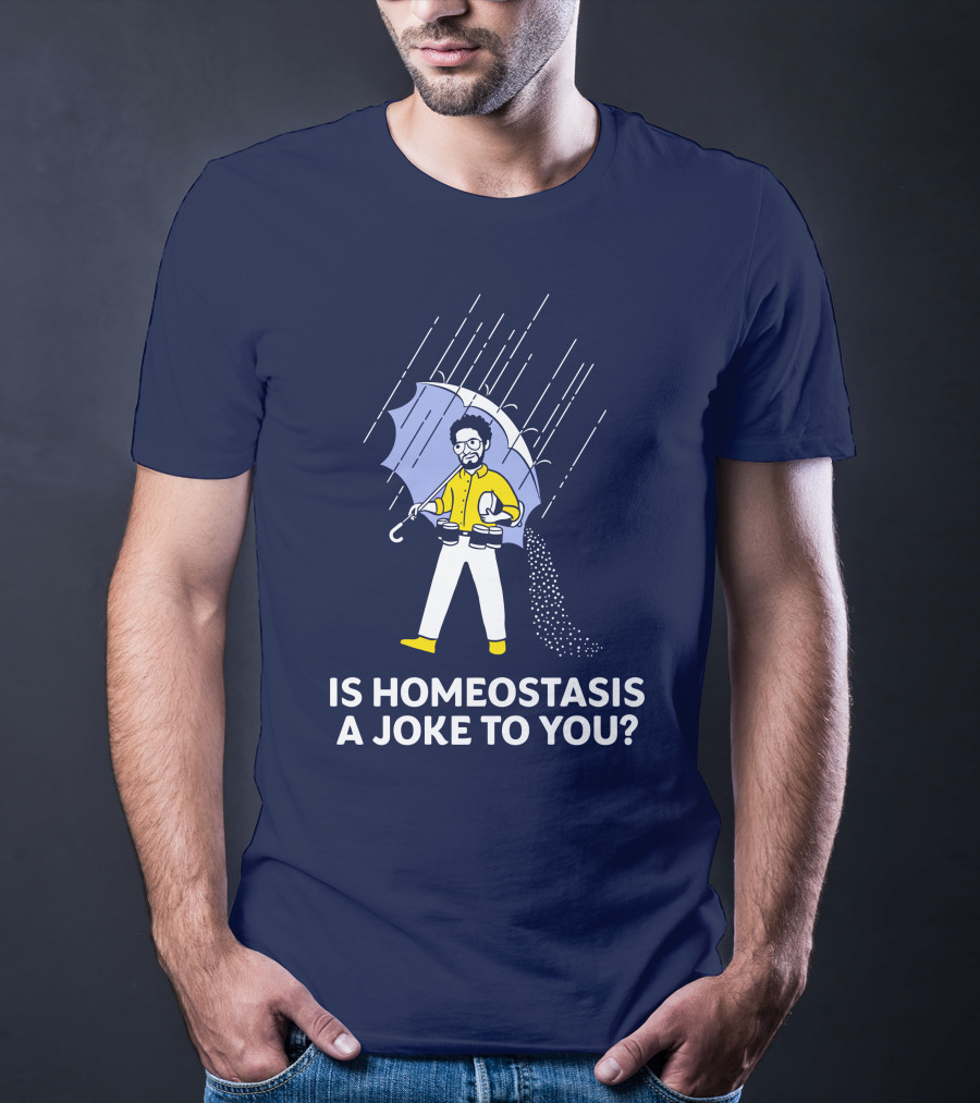 Dr. Glaucomflecken Is Homeostasis A Joke To You Umbrella Comic Rain T-Shirt