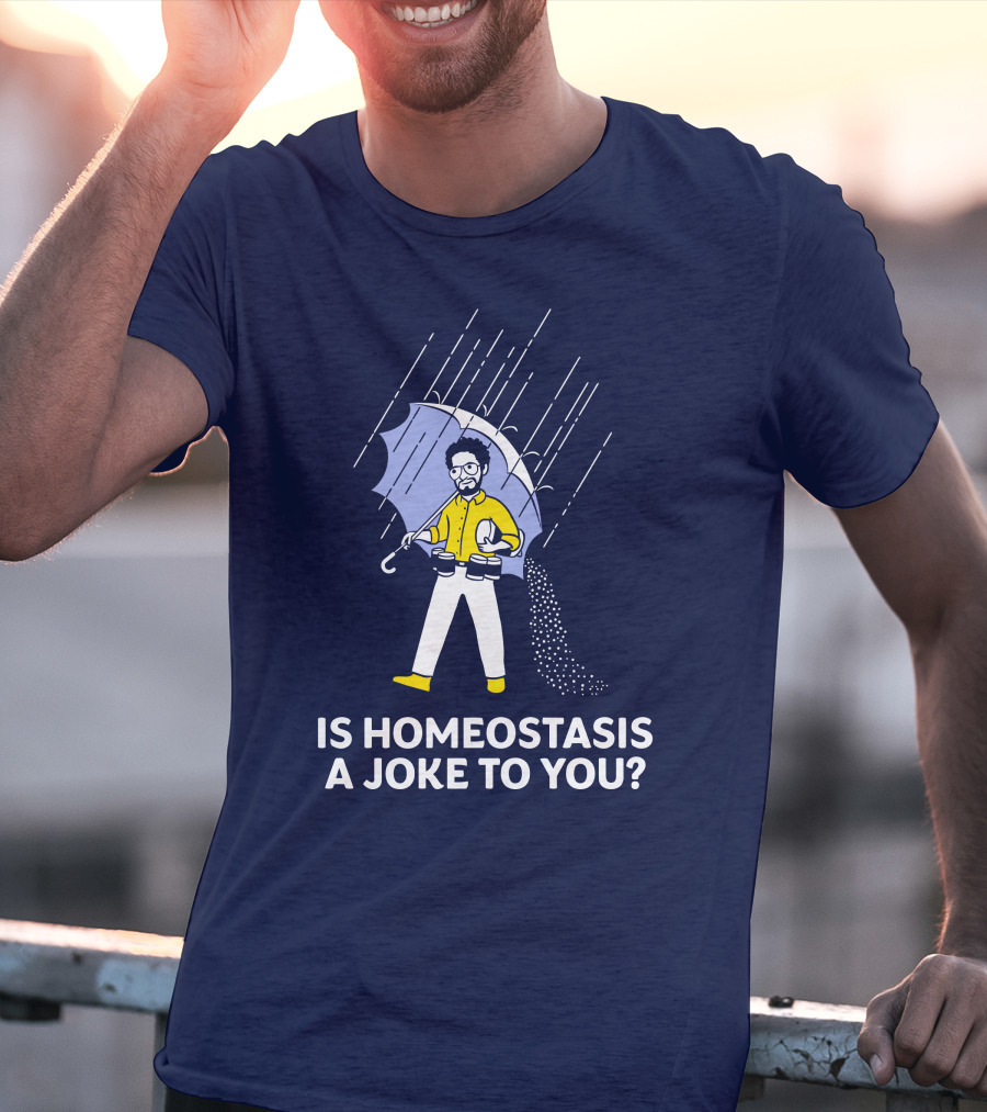 Dr. Glaucomflecken Is Homeostasis A Joke To You Umbrella Comic Rain T-Shirt