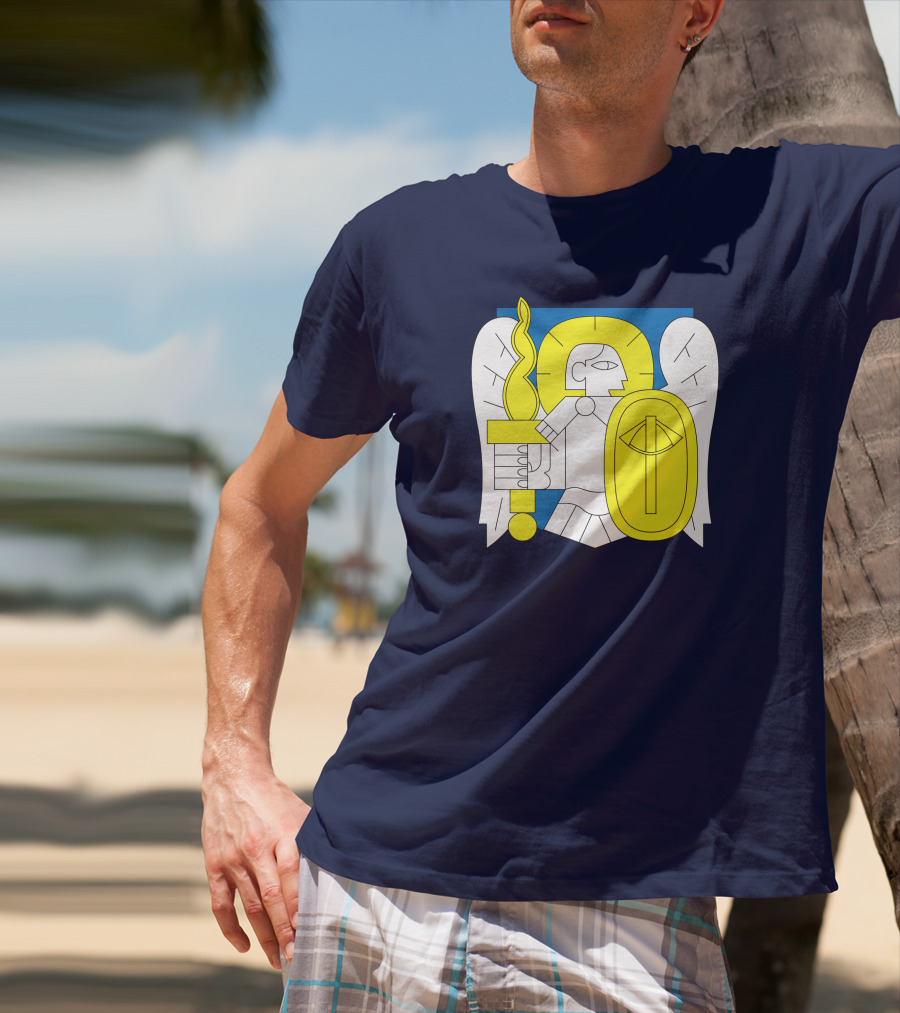 Saint Javelin Archangel Icon Kyiv Merch T-Shirt