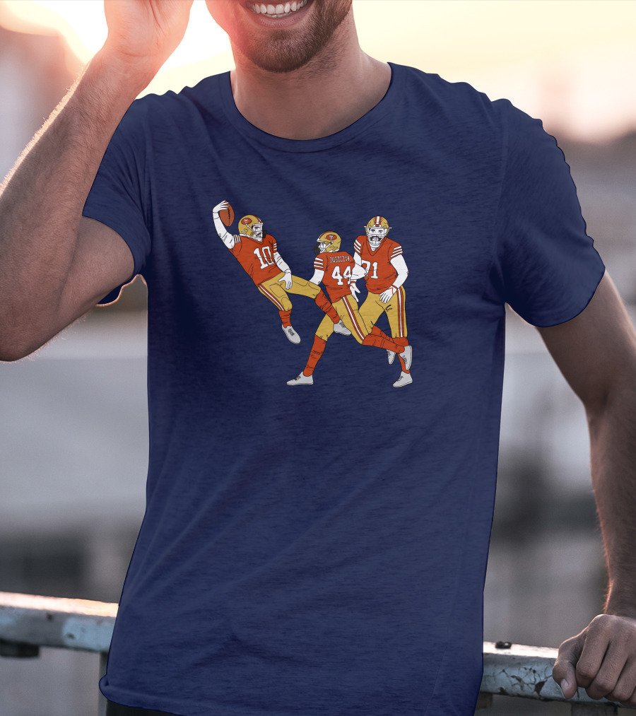 San Francisco Football Trio Marshawn Jimmy 49ers Team T-Shirt