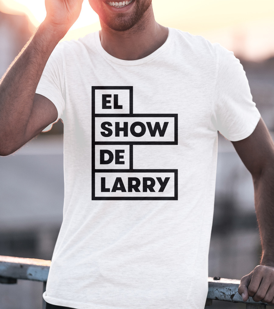 El Show De Larry Retro Block Lettering T-Shirt