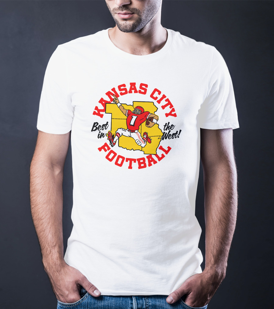 Kansas City Football Best In The West T-Shirt