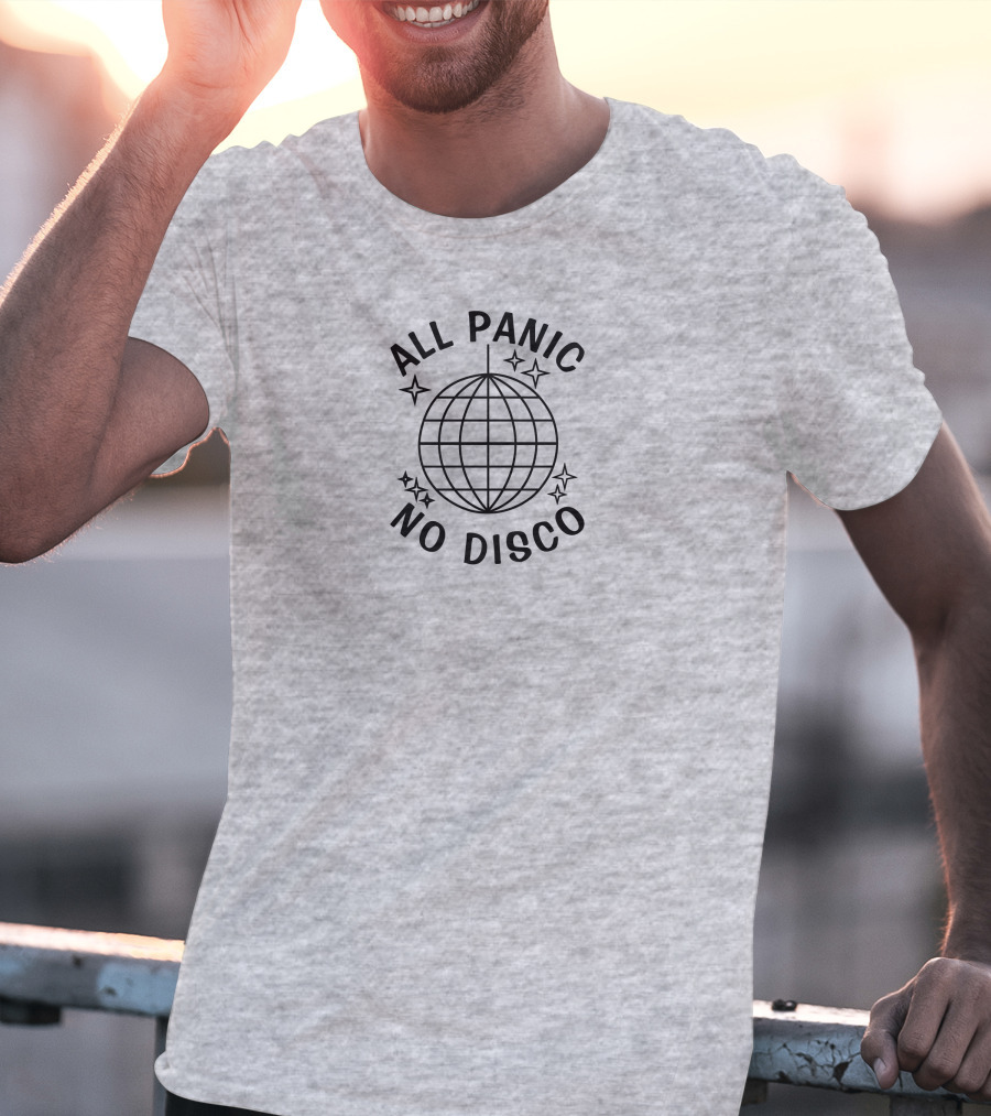 Incrediblegood Store All Panic No Disco Globe Stars T-Shirt