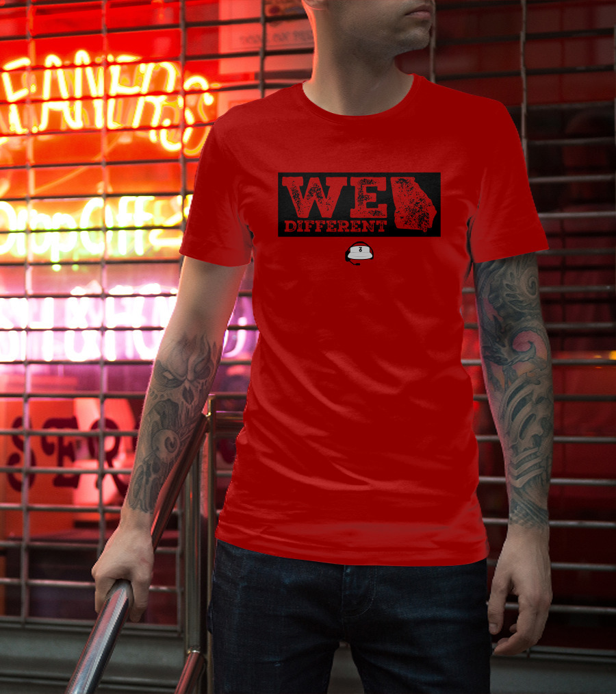We Different Georgia Seven Six Apparel Merch T-Shirt