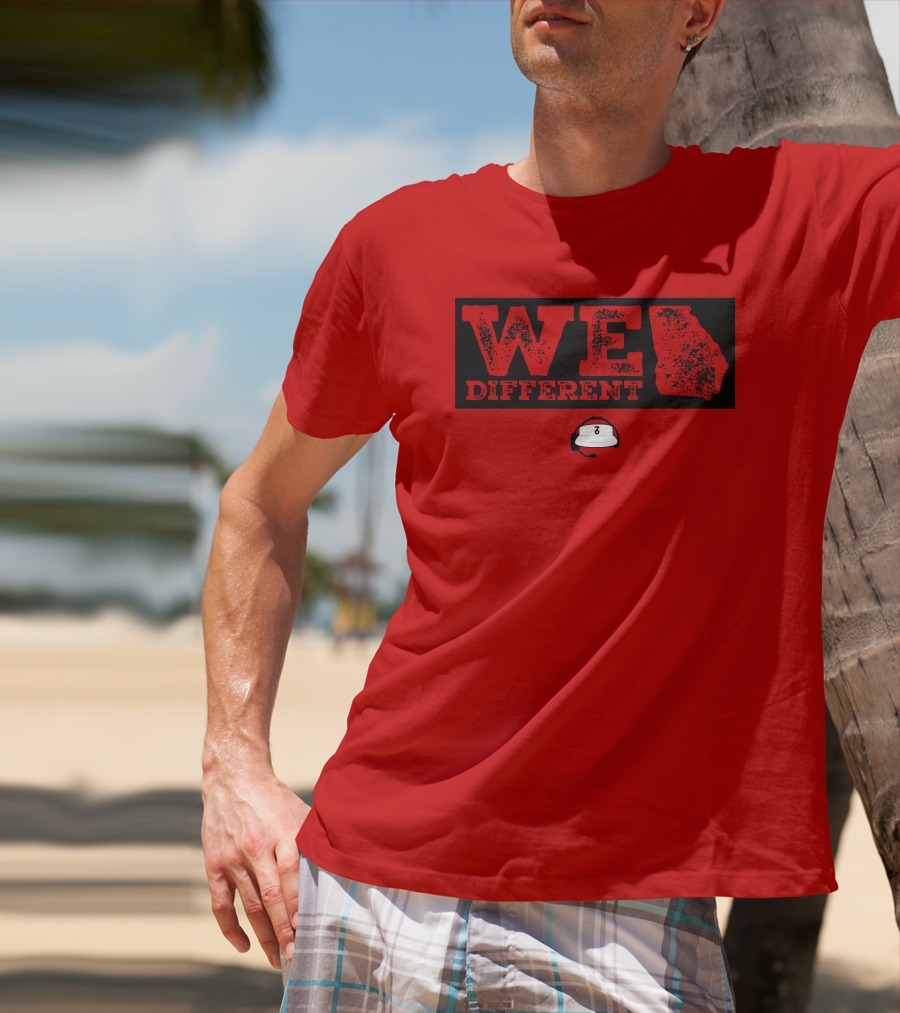 We Different Georgia Seven Six Apparel Merch T-Shirt