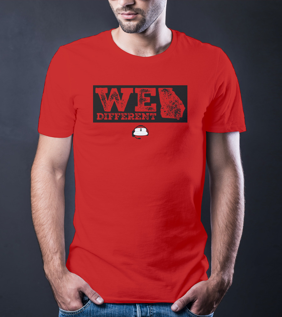 We Different Georgia Seven Six Apparel Merch T-Shirt