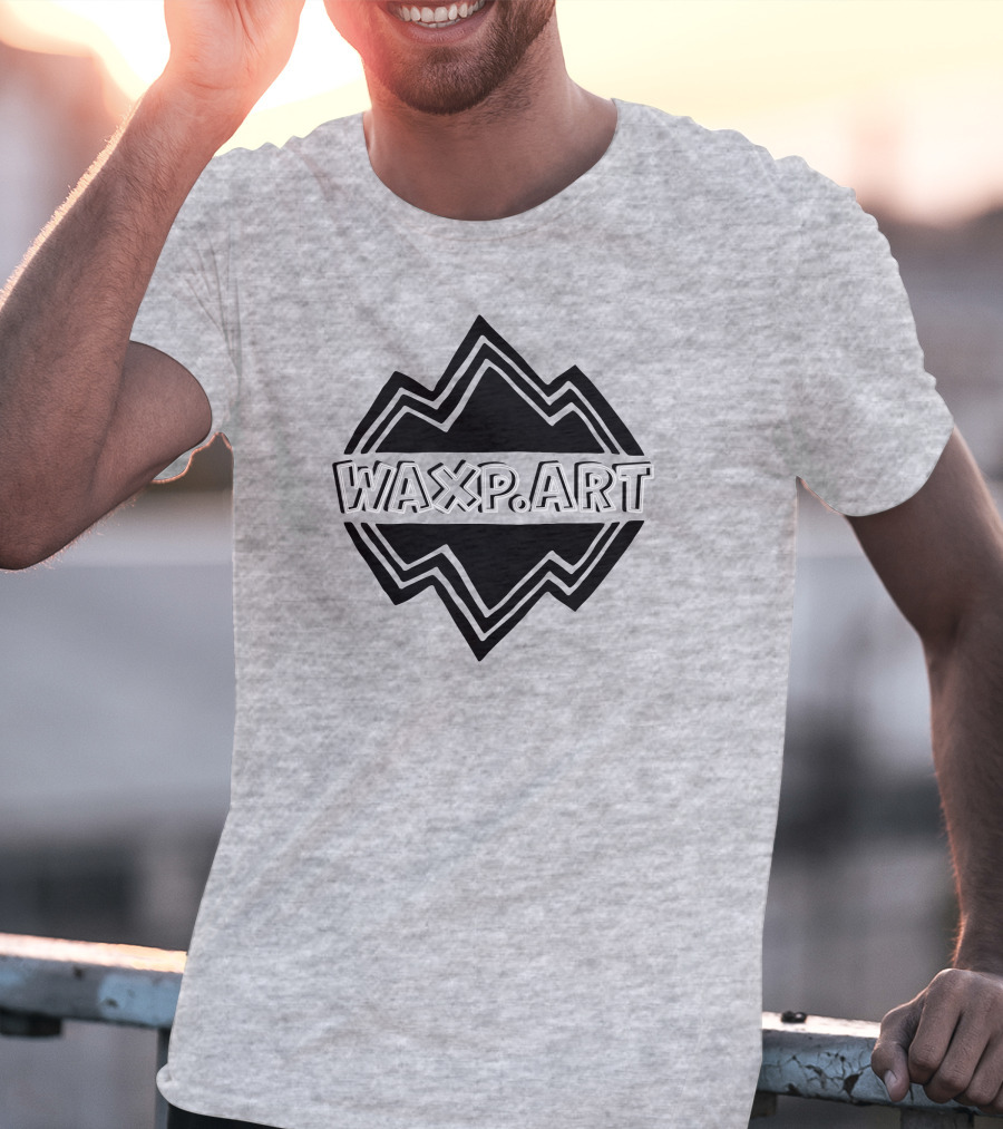WAXP.ART Bold Geometric Emblem T-Shirt