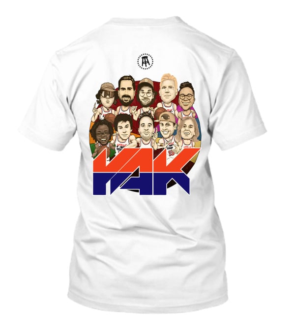 Yak Team Logo Bold Red And Blue T-Shirt