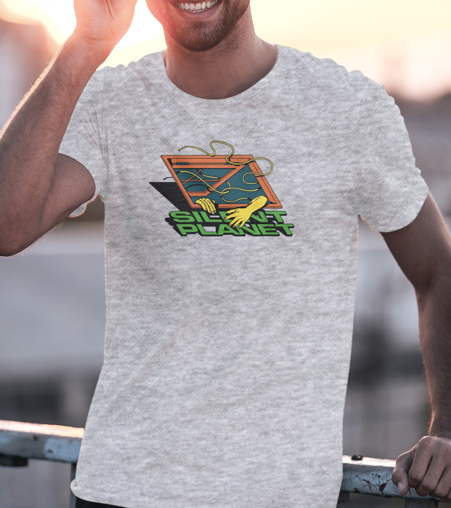 SILENT PLANET Visible Unseen Hands Through Frame T-Shirt