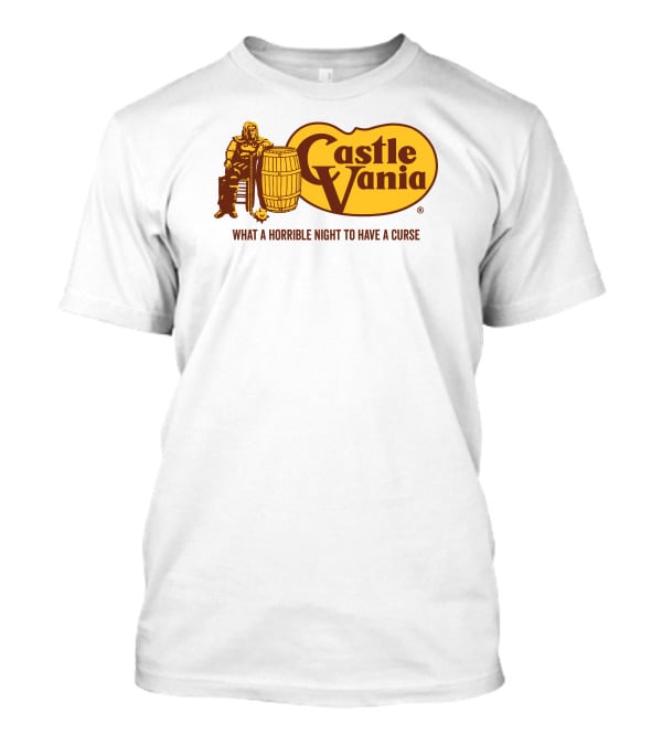 Castlevania What A Horrible Night To Have A Curse Barrel Icon Character T-Shirt