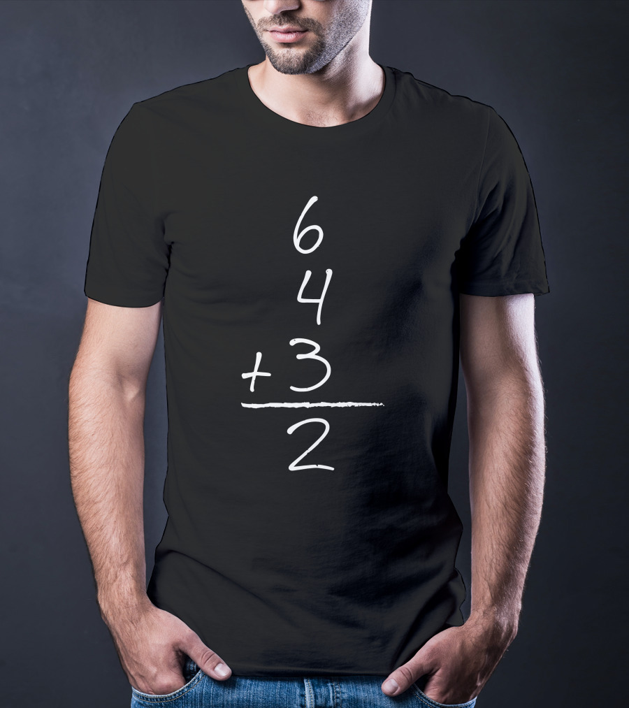 Bo Jackson 6 4 3 2 Baseball Math Equation T-Shirt