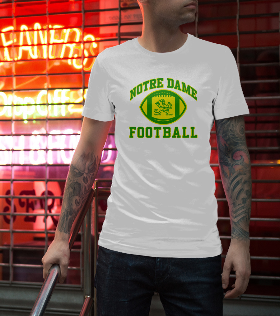 Notre Dame Football Coach Marcus Freeman Iconic Game Day Wear T-Shirt
