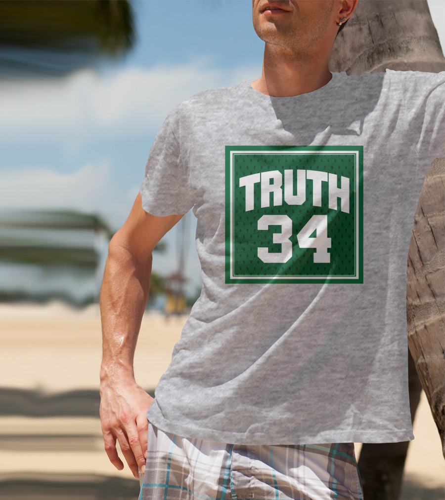 Boston Celtics Truth 34 Green Jersey T-Shirt