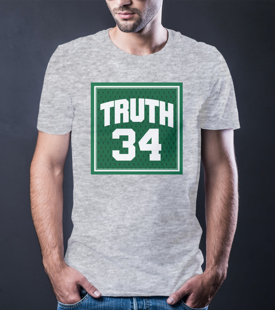 Boston Celtics Truth 34 Green Jersey T-Shirt