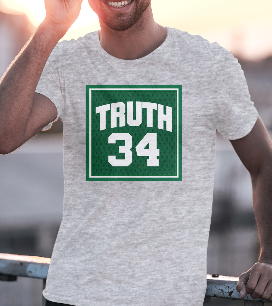 Boston Celtics Truth 34 Green Jersey T-Shirt