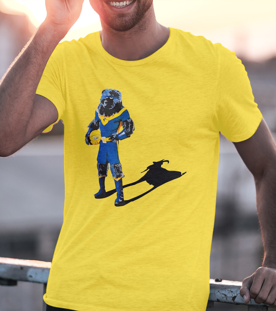 Grizzlies Bear Holding Basketball With Shadow T-Shirt
