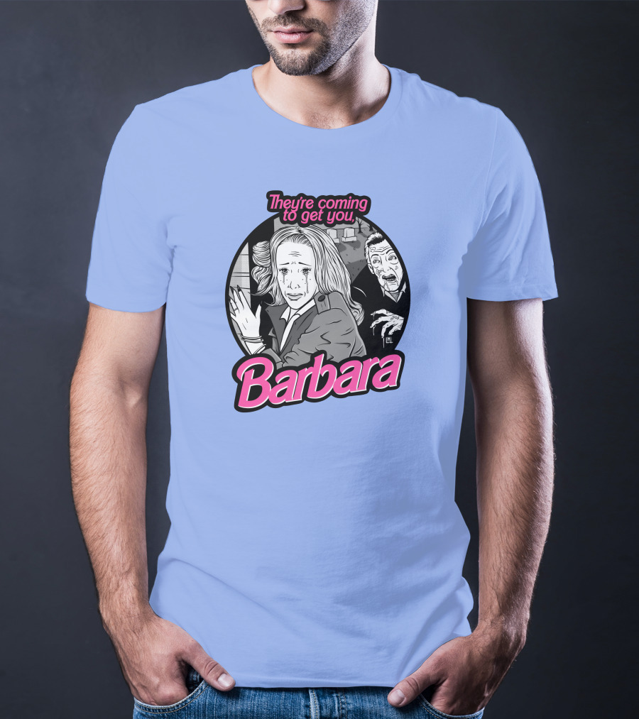 They're Coming To Get You Barbara Horror Scene Comic T-Shirt