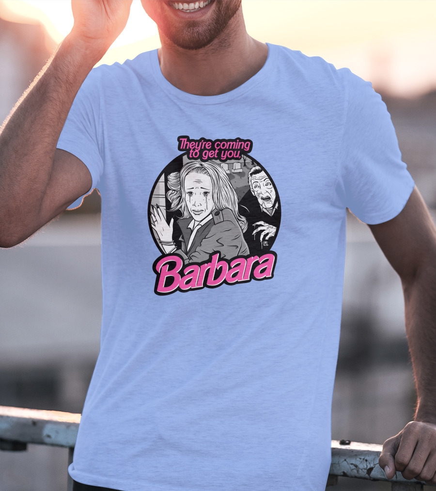 They're Coming To Get You Barbara Horror Scene Comic T-Shirt