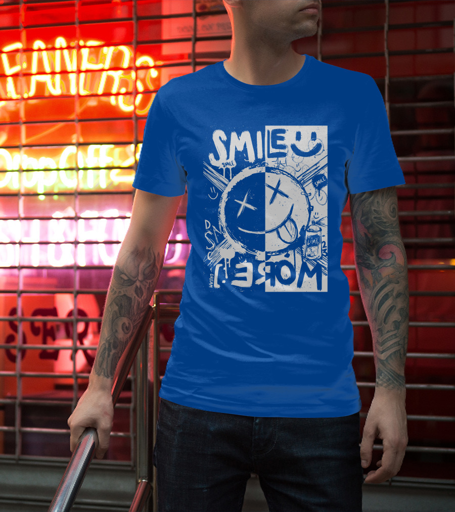 Dream Merch Smile More Smile Drink Lime T-Shirt