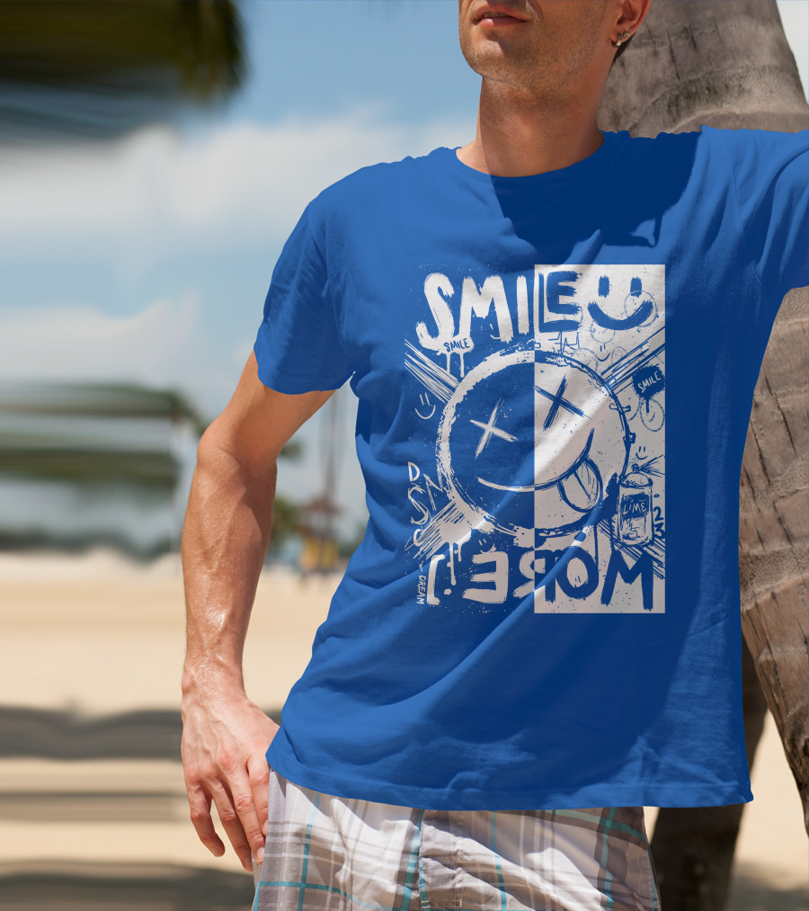 Dream Merch Smile More Smile Drink Lime T-Shirt