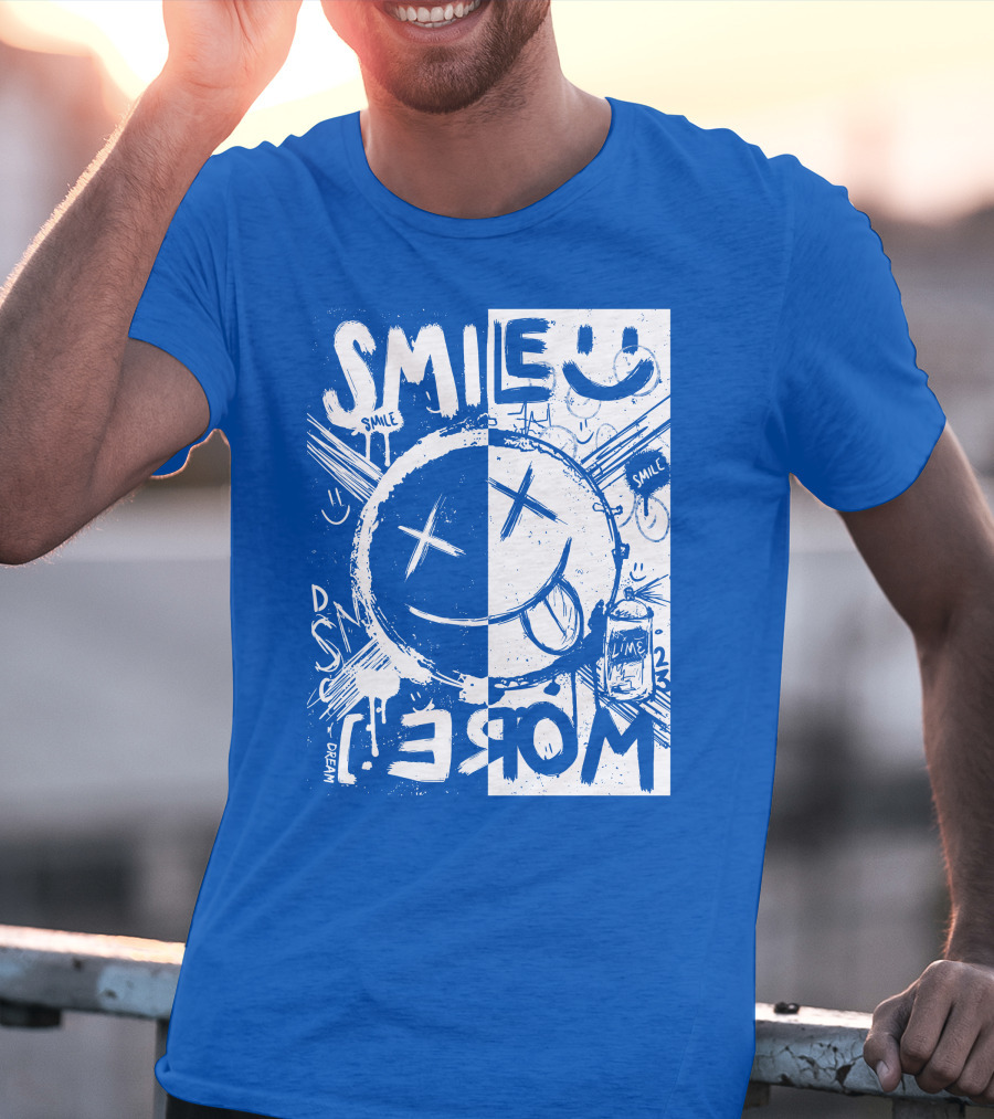 Dream Merch Smile More Smile Drink Lime T-Shirt