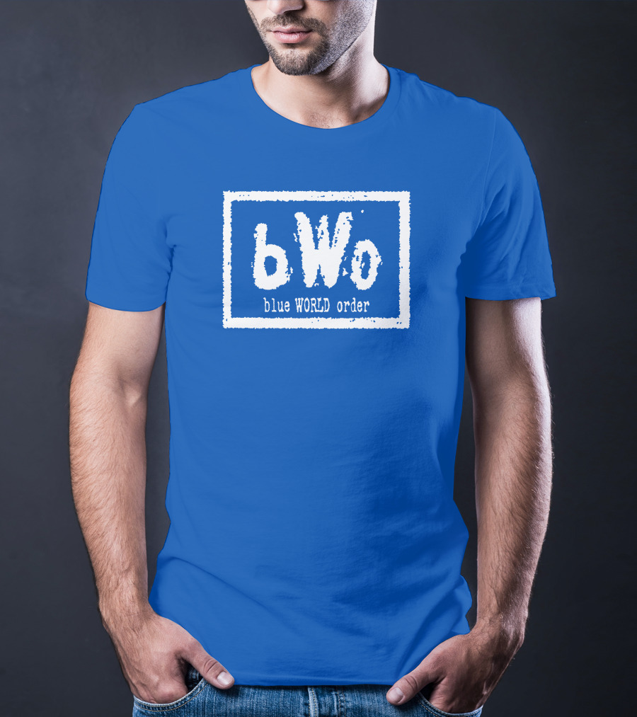 BWo Blue World Order Wrestling Inspired T-Shirt