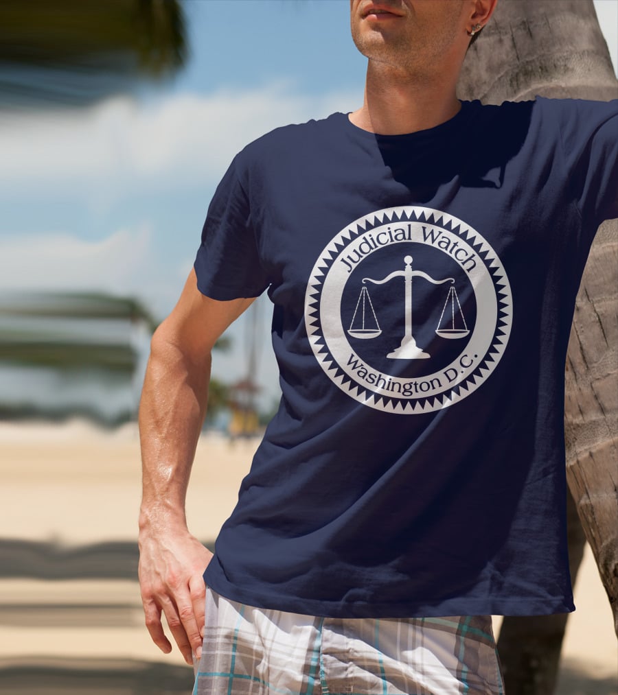 Judicial Watch Washington D.C. Scales Of Justice Seal T-Shirt