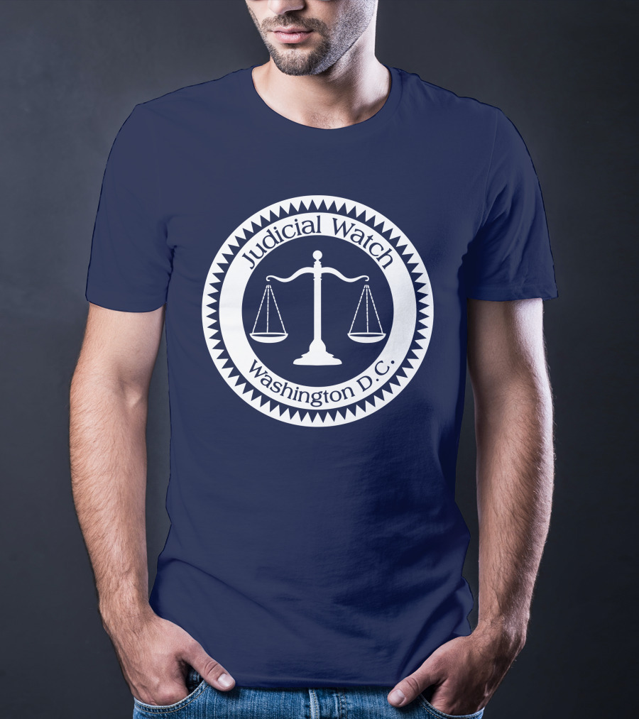 Judicial Watch Washington D.C. Scales Of Justice Seal T-Shirt