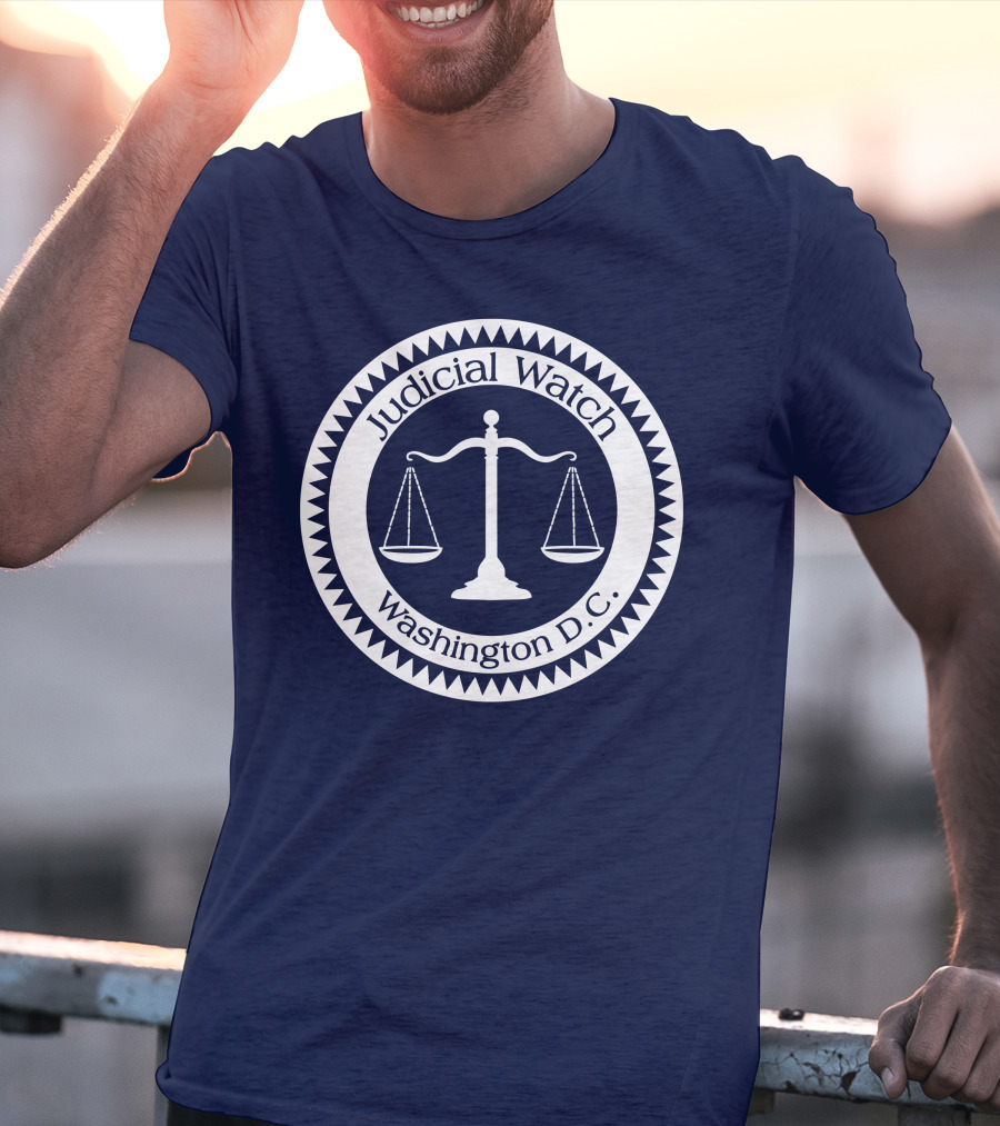 Judicial Watch Washington D.C. Scales Of Justice Seal T-Shirt