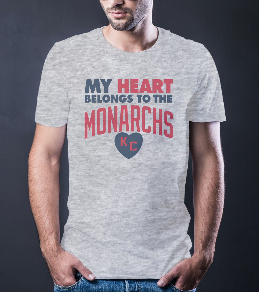 My Heart Belongs To The Monarchs KC T-Shirt