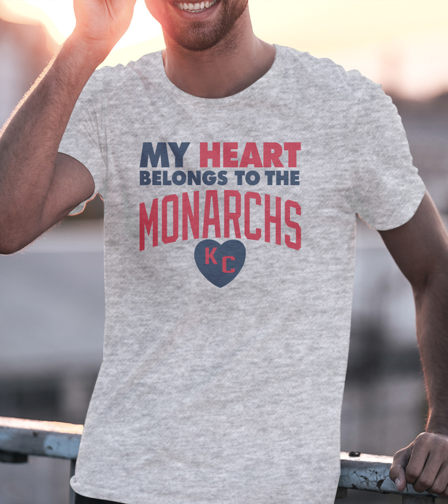 My Heart Belongs To The Monarchs KC T-Shirt