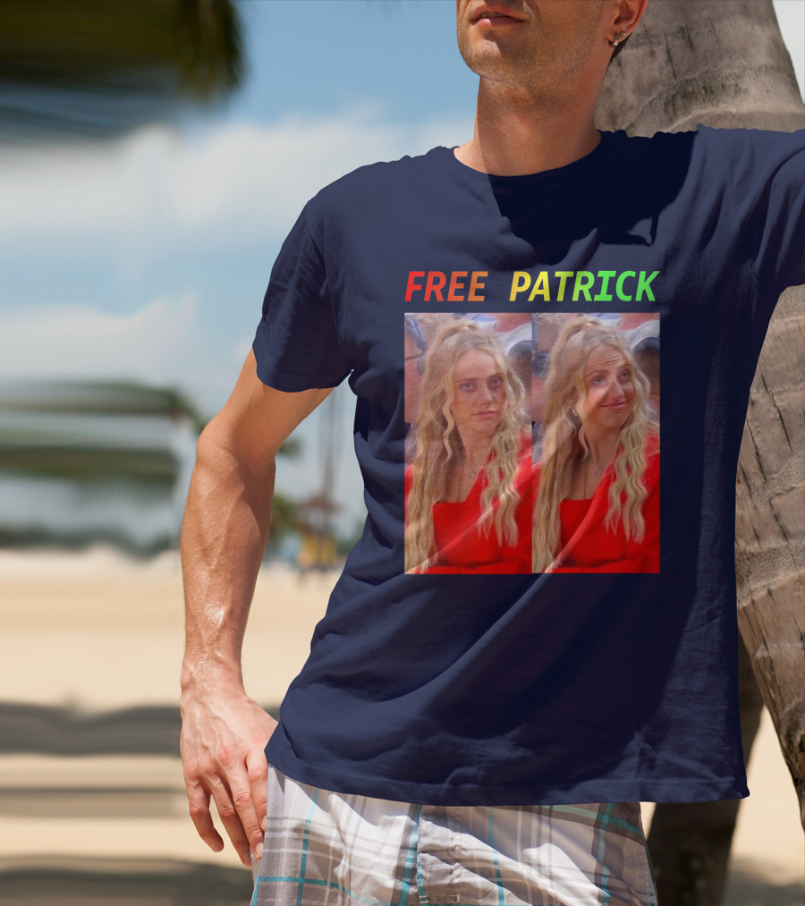 FREE PATRICK Double Image Red T-Shirt